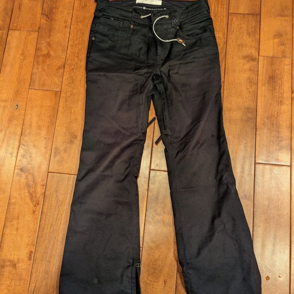 MEDIUM ANALOG REMER SNOWBOARD PANTS BLACK DENIM